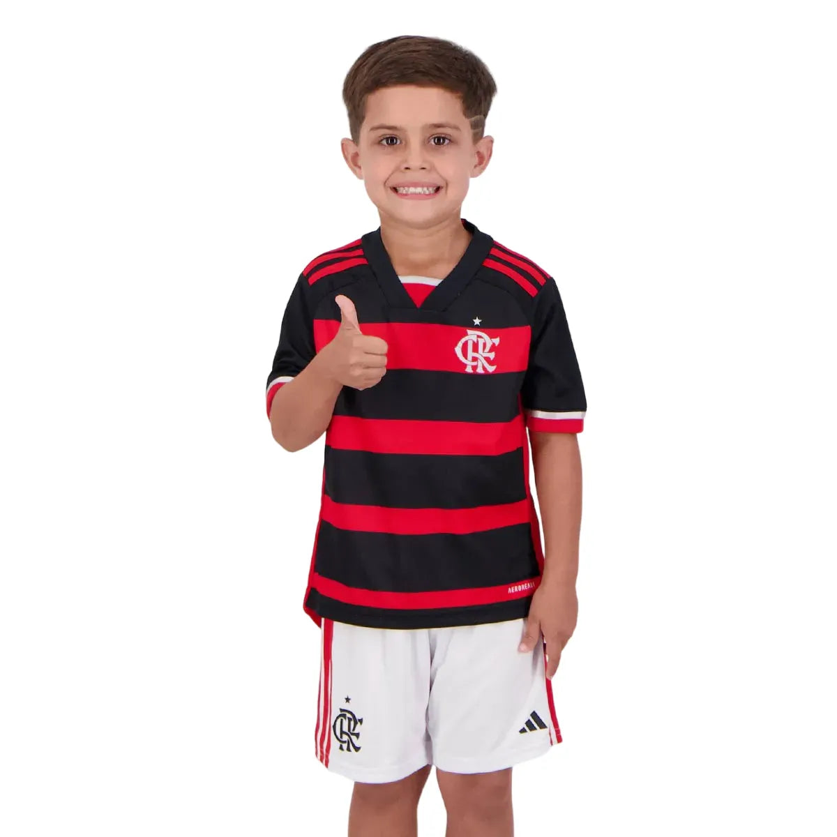 Conjunto Infantil CRF I 24/25 - Preto e Vermelho | Jogador