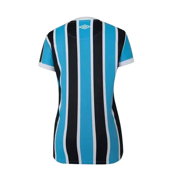 Camisa Grêmio Home 23/24 Feminina - Azul e Preta | Torcedor