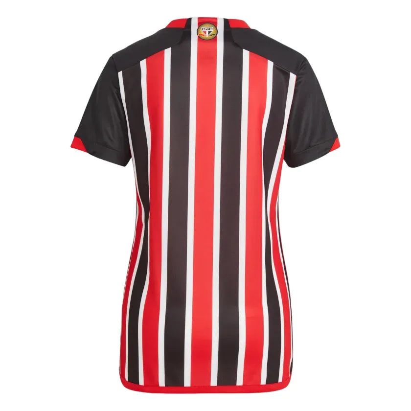 Camisa São Paulo Away 23/24 Feminina - Vermelha e Branca | Torcedor