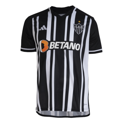 Camisa Atlético Mineiro Home 23/24 - Preta e Branca | Torcedor