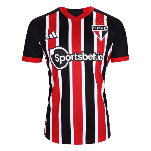 Camisa São Paulo Away 23/24 - Vermelha e Branca | Torcedor