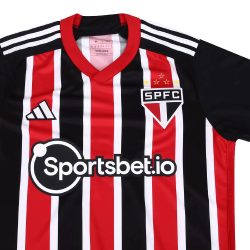 Camisa São Paulo Away 23/24 - Vermelha e Branca | Torcedor