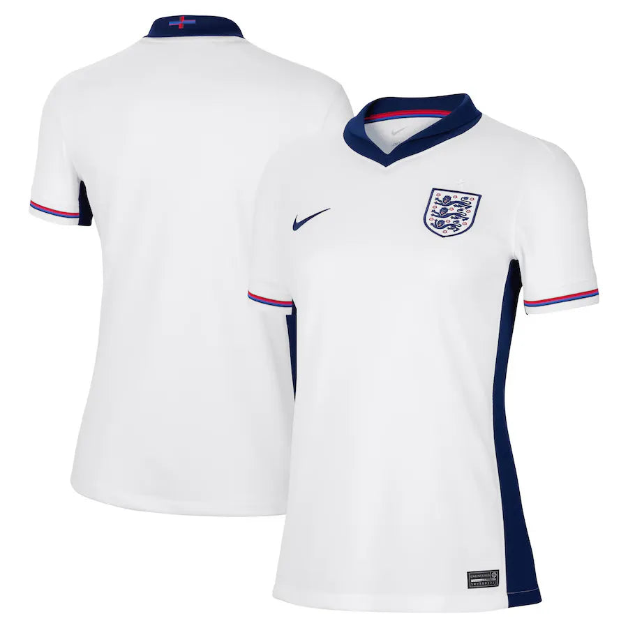 Camisa Inglaterra Feminina Home 2024 - Branca | Torcedor