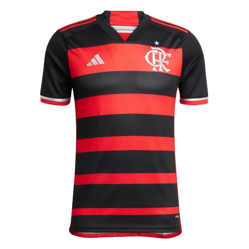 Camisa CRF Home 24/25 - Preta e Vermelha | Torcedor