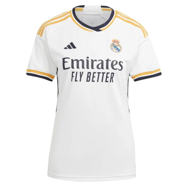 Camisa Real Madrid Feminina Home 23/24 - Branca | Torcedor