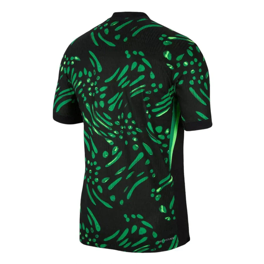 Camisa Nigéria Away 2024 - Preta e Verde | Torcedor