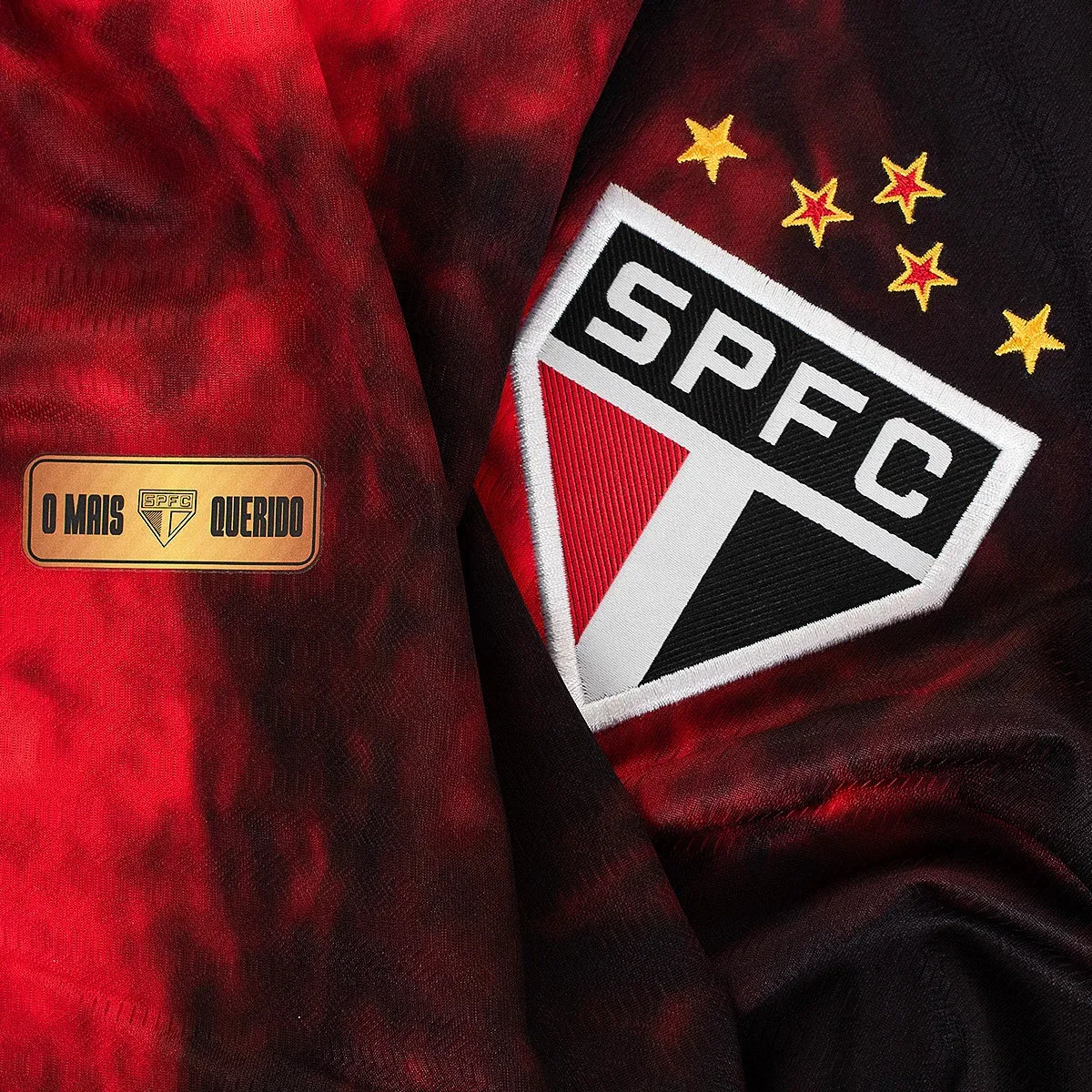 Camisa São Paulo Feminina Third 24/25 - Preta e Vermelha | Torcedor